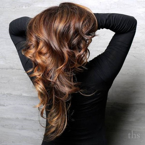 Caramel Balayage Highlights For Brown Hair