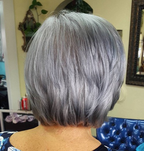 60 Magnifiques Styles De Cheveux Gris Femme Coloration Et Teinture 