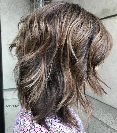 Shaggy Layered Cut For Thick Hair