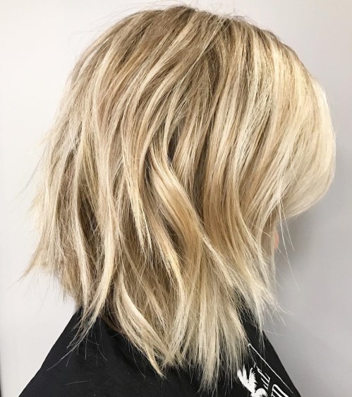 Edgy Blonde Bob