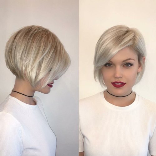 Pixie-Bob en tranches de blonde brillante