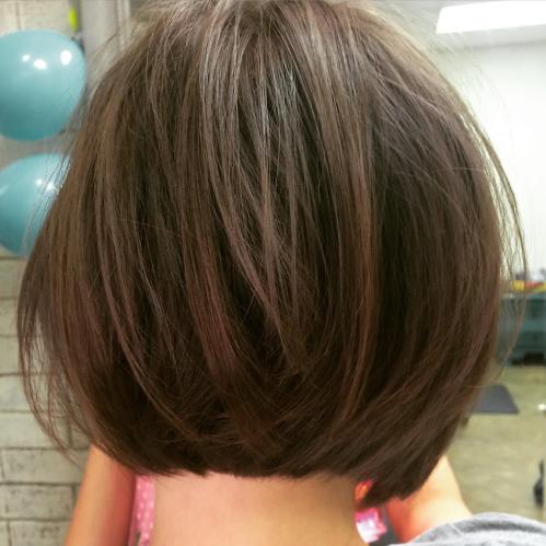 Cute Short Chocolate Brown Bob