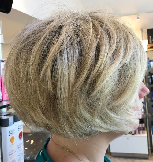 Tousled Jaw-Length Bob