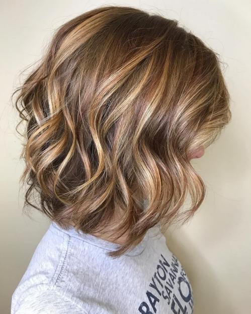 Layered Lob Haircuts For Thin Hair