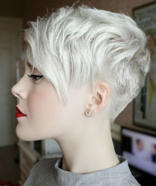 Uneven Undercut Pixie