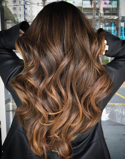 70 idées de couleurs de cheveux Balayage flatteuses