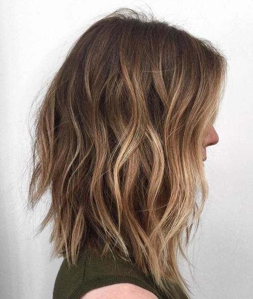 Inspiration : le balayage sur des cheveux châtain