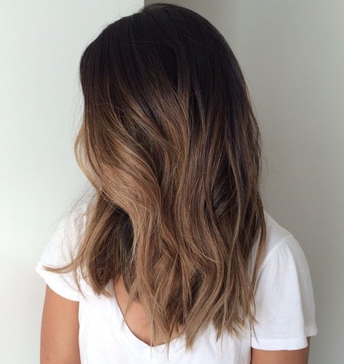 Subtle Light Brown Balayage