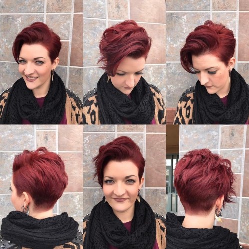 Pretty Pixie Cut with Choppy Layers