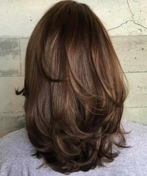 Medium Layered Haircut For Thick Hair