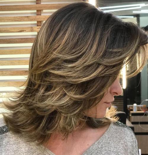 Mid-Length Layered Haircut