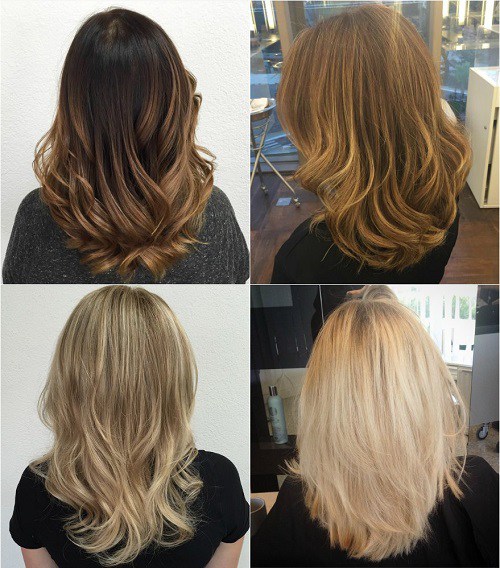 mid-length U-haircuts for thick hair