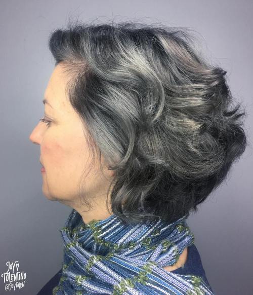 Short To Medium Wavy Cut