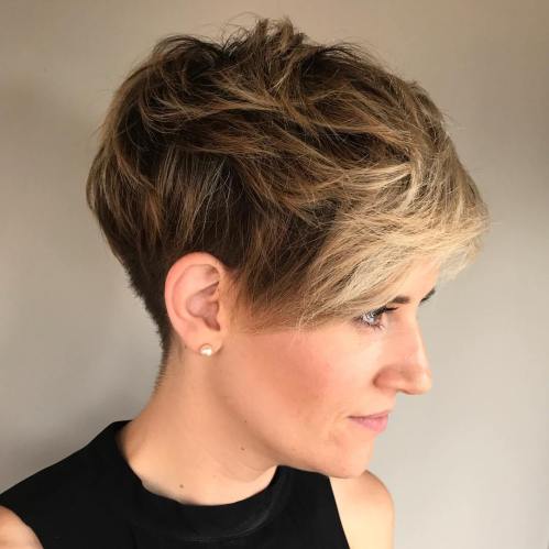 Messy Pixie For Thick Hair