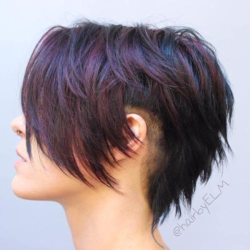 Long Layered Pixie With Side Undercuts