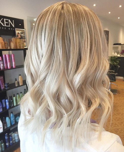 blonde ombre hair winter hair color idea