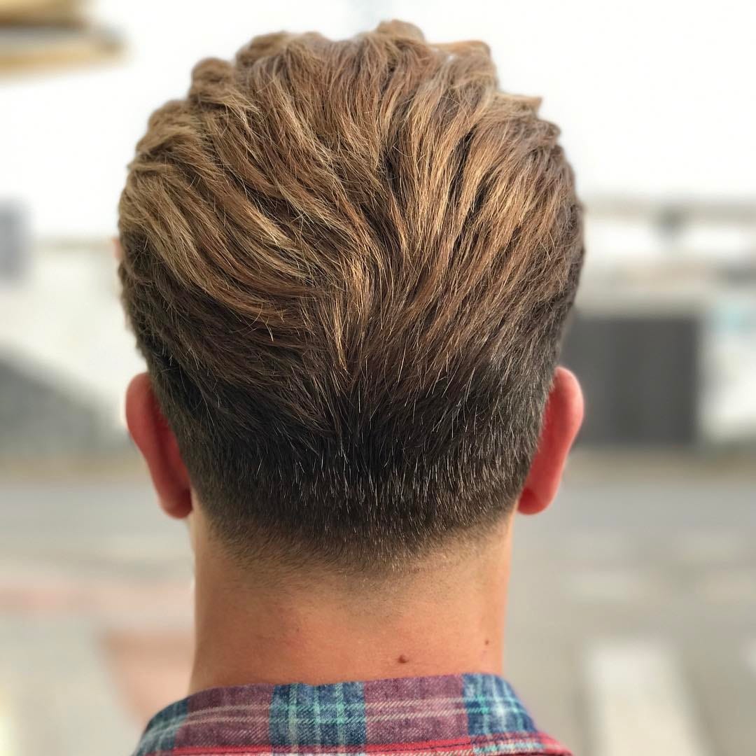 Tapered mens haircut