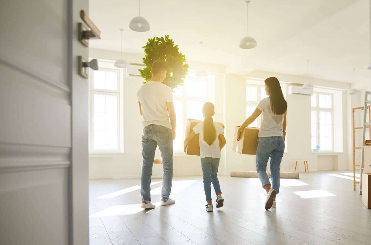 déménagement en famille