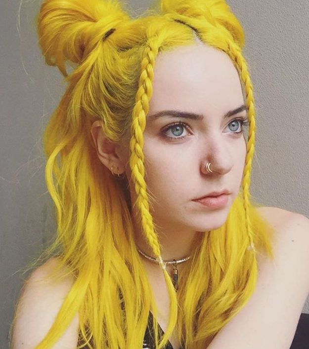2 medium yellow hair for girls - 30 coiffures Emo profondément émotionnelles et créatives pour les filles