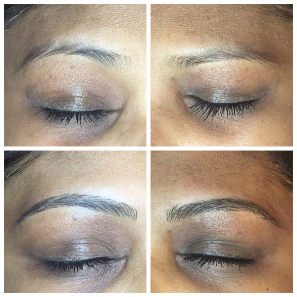 microblading sur peau noir