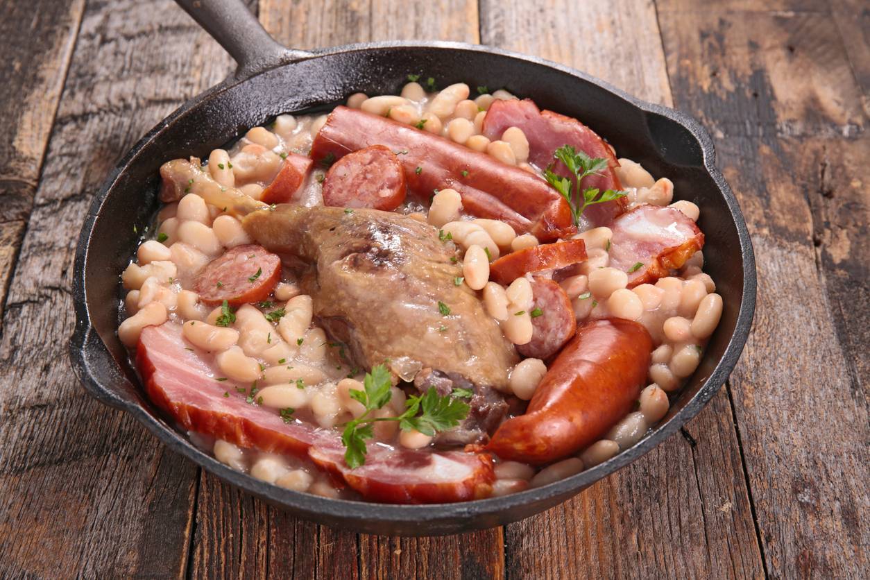 Plats d'hiver le cassoulet