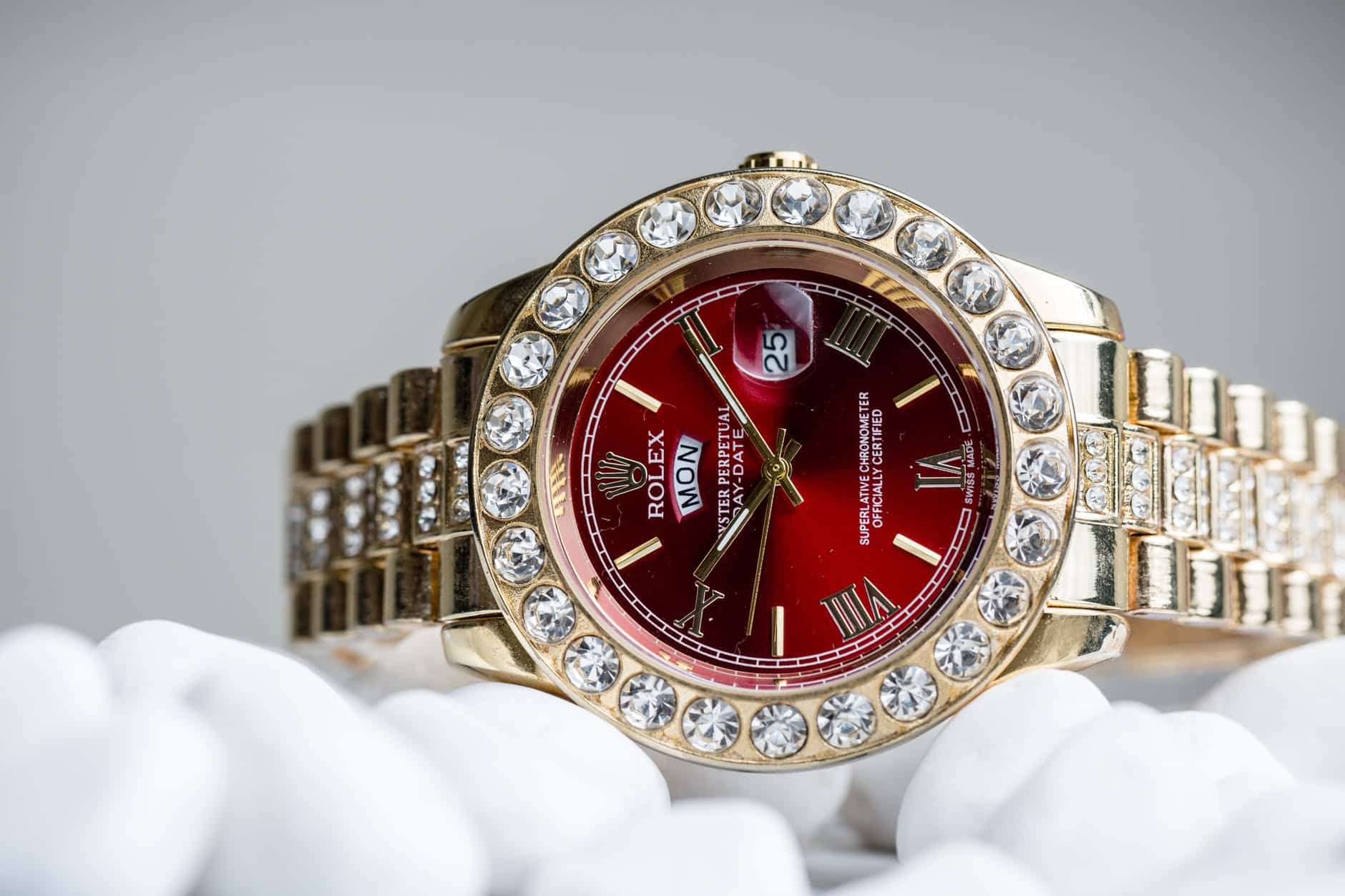 montre de luxe diamants Rolex