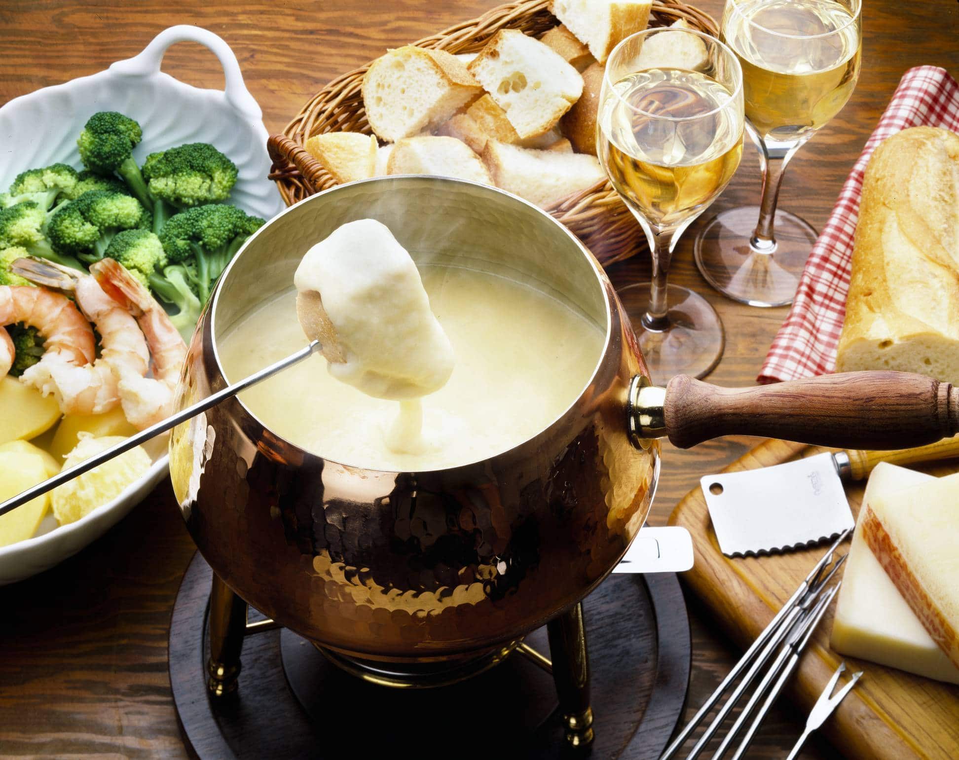 plat d'hiver la fondue savoyarde