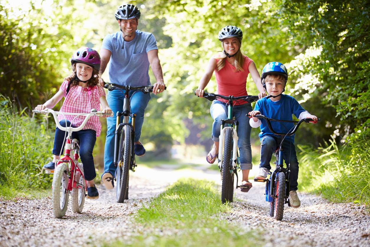 vélo en famille