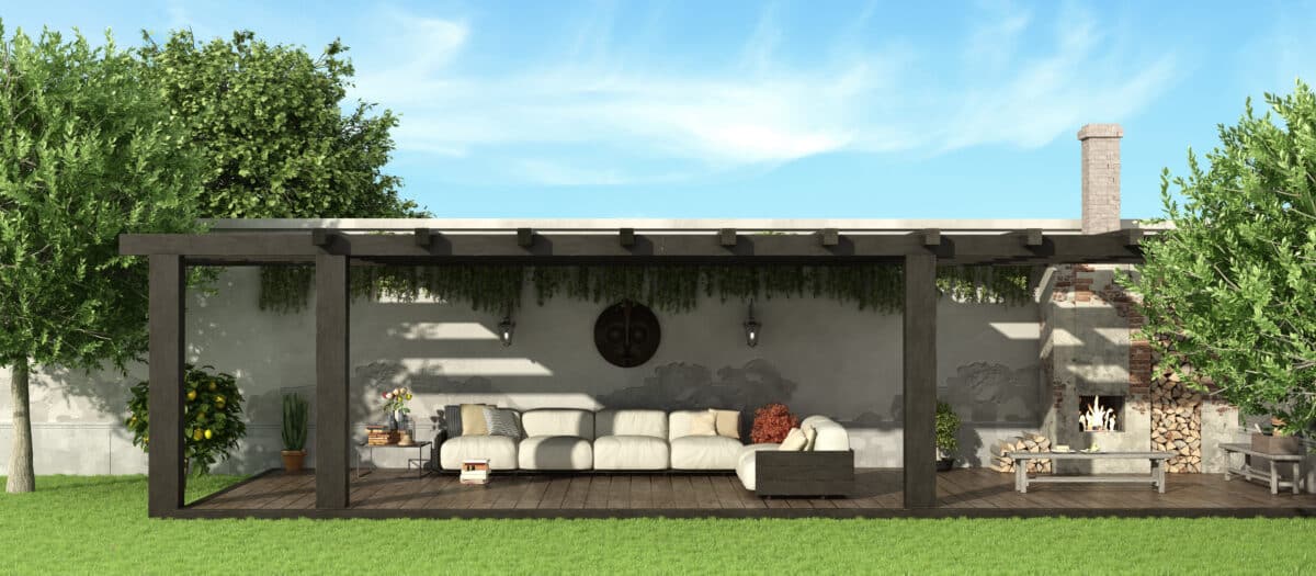 garden with wooden pergola 2021 08 26 15 32 52 utc 1200x525 - Comment créer la pergola parfaite pour votre maison ?