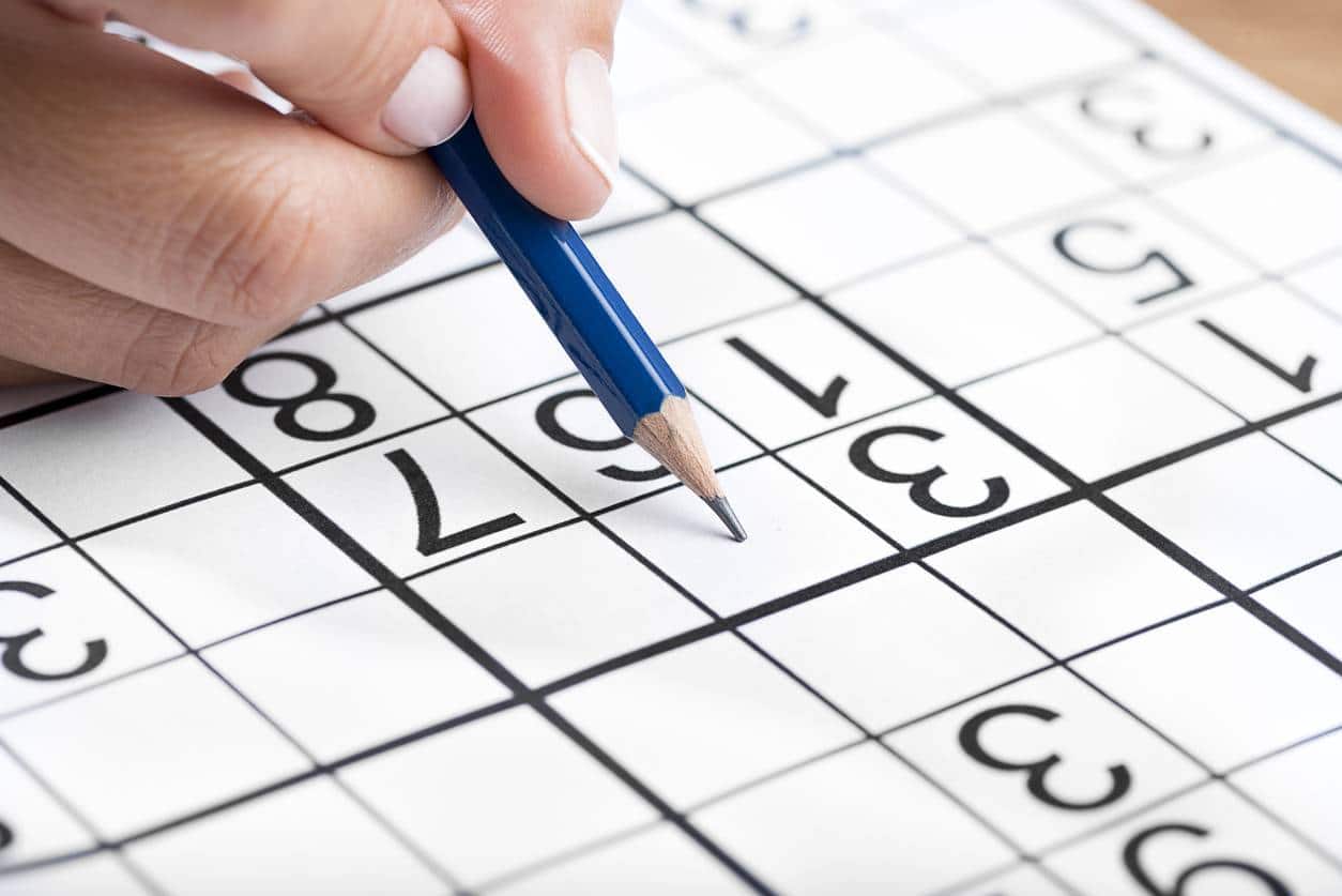 sudoku, jeux cérébraux