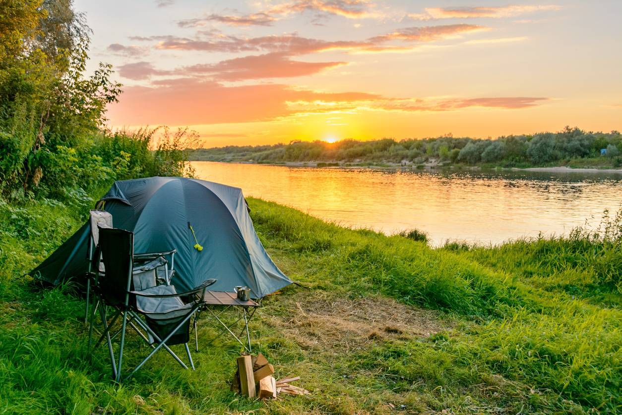 vacances nature tente camping
