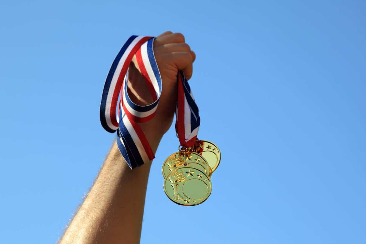 médaille pour récompenser les sportifs d'une association