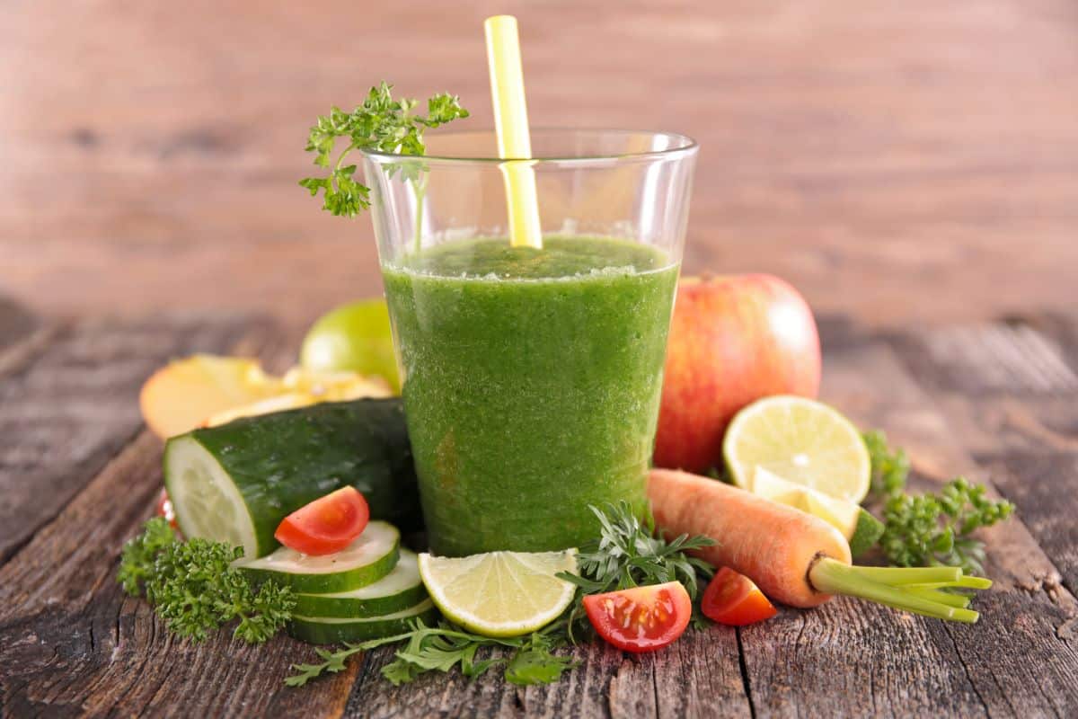 Smoothie vert aux légumes