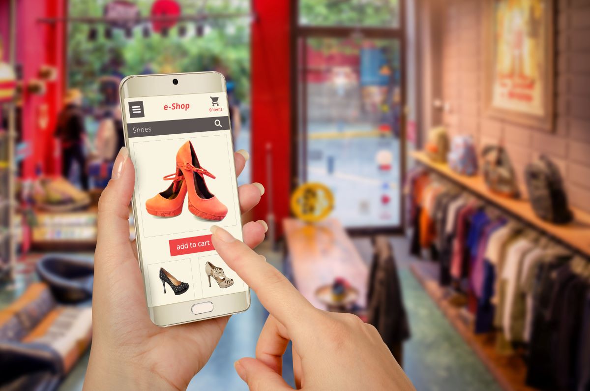 chaussure achat en ligne smartphone