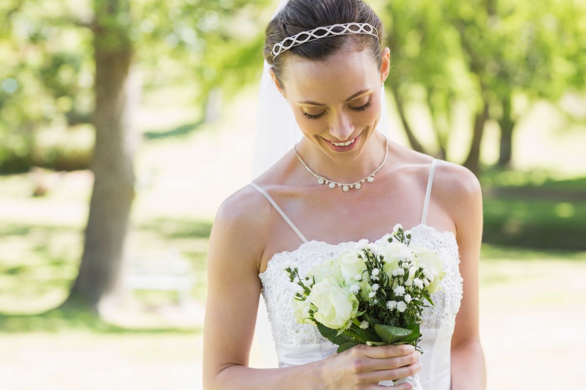 serre tete coiffure mariage