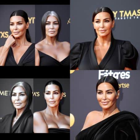 suggestions midjourney kim kardashian 65 ans 2