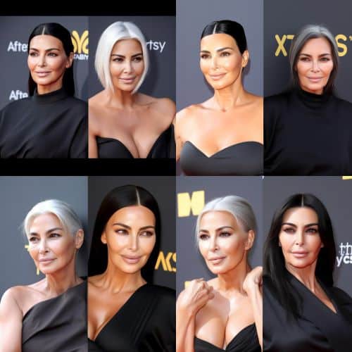 suggestions midjourney kim kardashian 65 ans