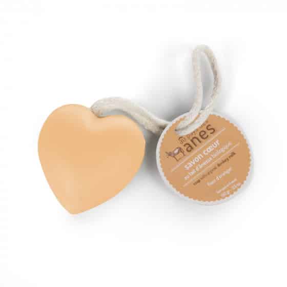 savon coeur fleur d oranger lait anesse 100g