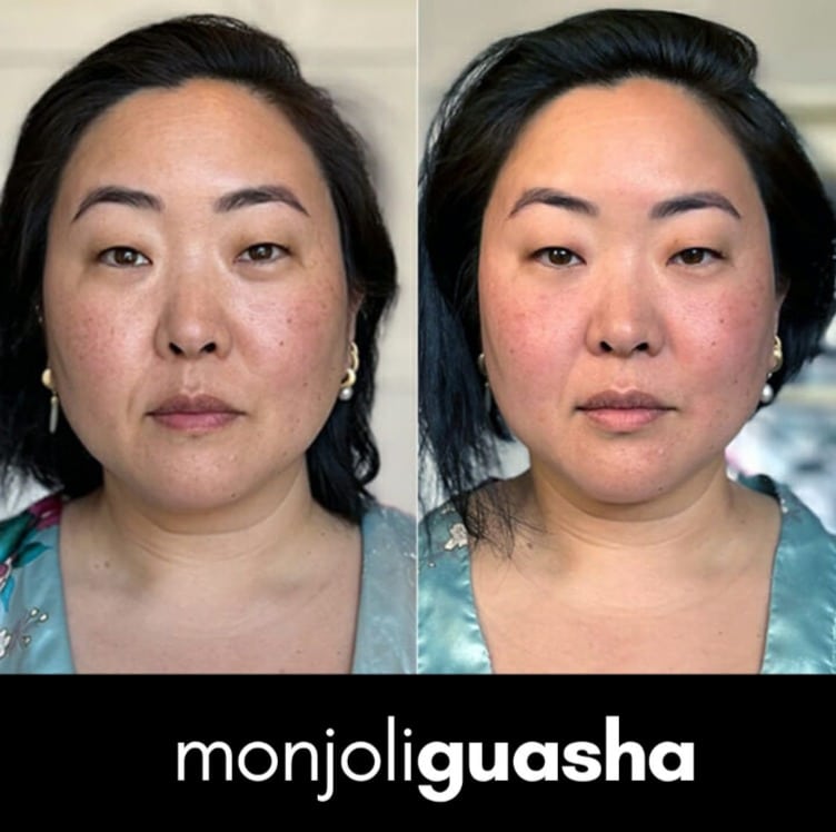 gua sha avant/après soin visage