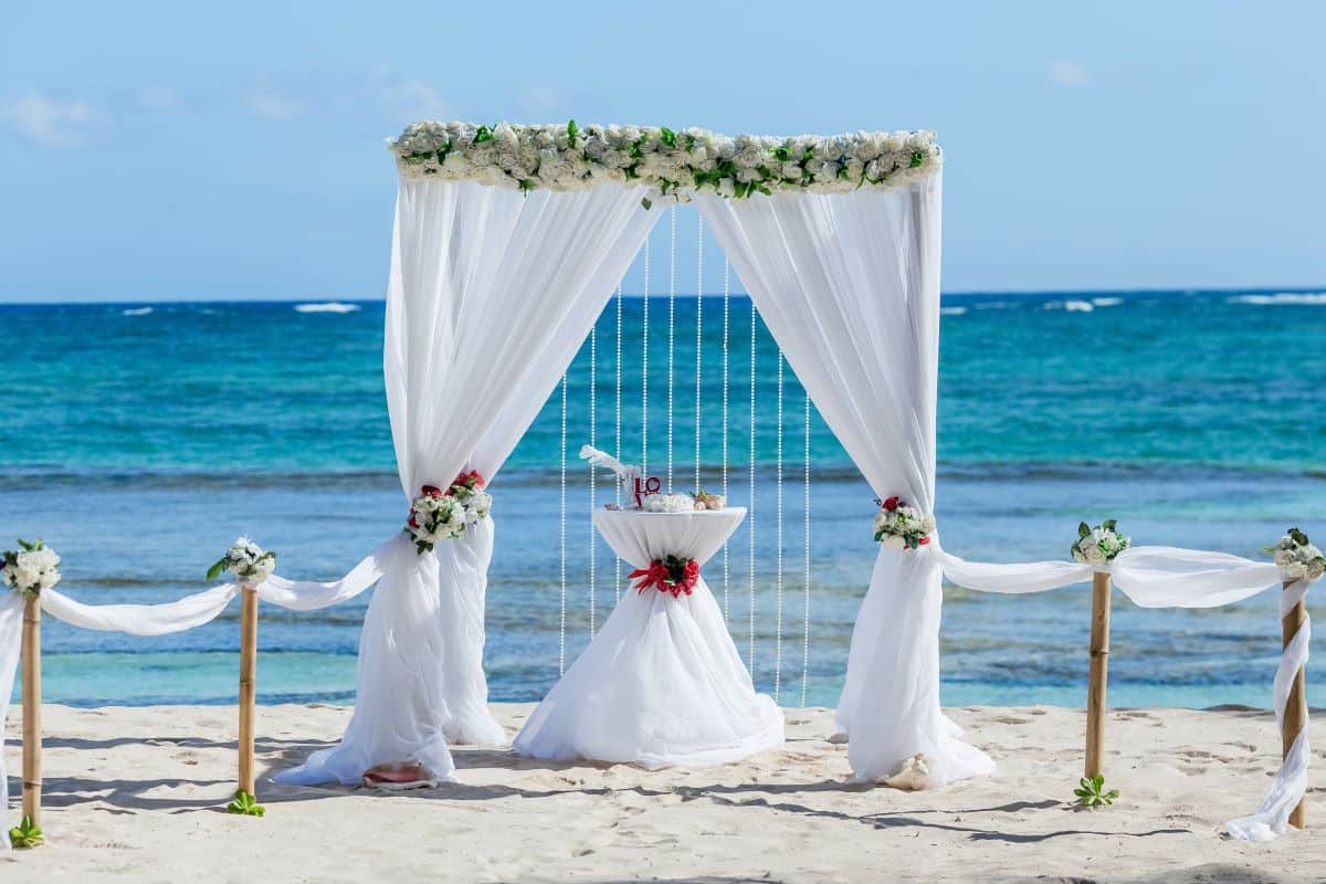 mariage caribéen pavillon kiosque