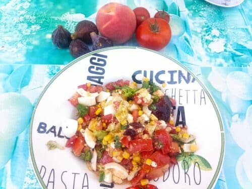 ingrédients salade de septembre bien fraiche