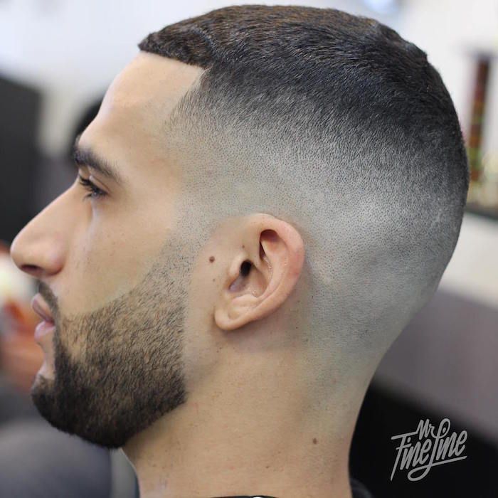 dégradé militaire coupe homme