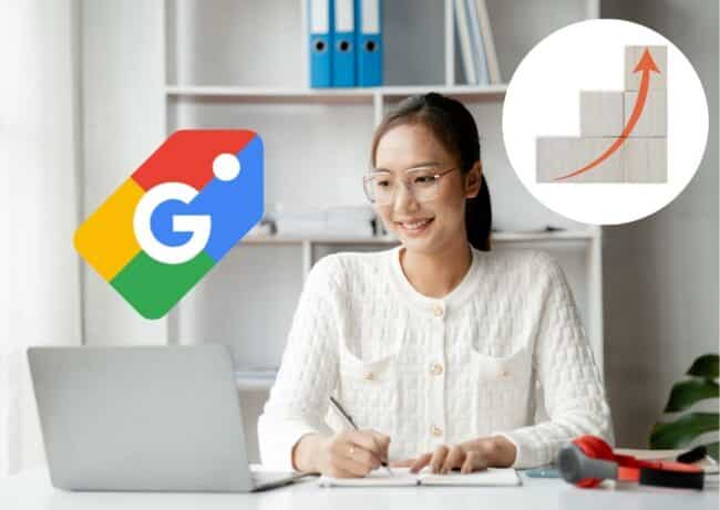 femme travail google merchant center google adconsole idées business