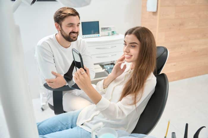 Blanchiment dentaire chez le dentiste