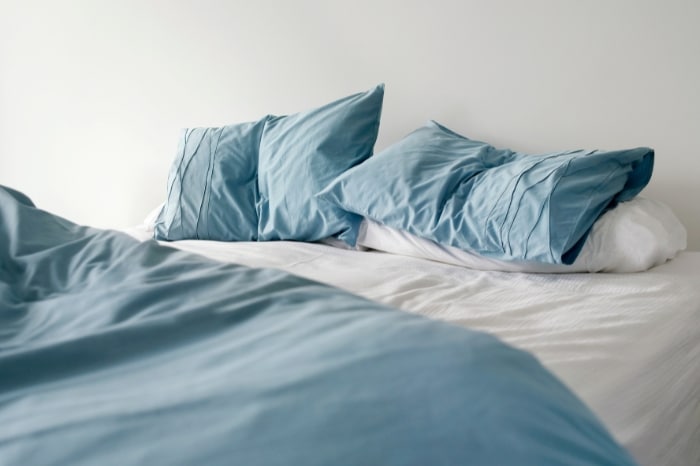couleur idéale pour le linge de lit, pour mieux dormir