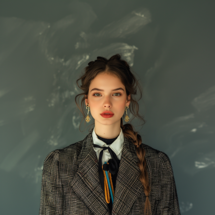 Beau mannequin femme style prepping