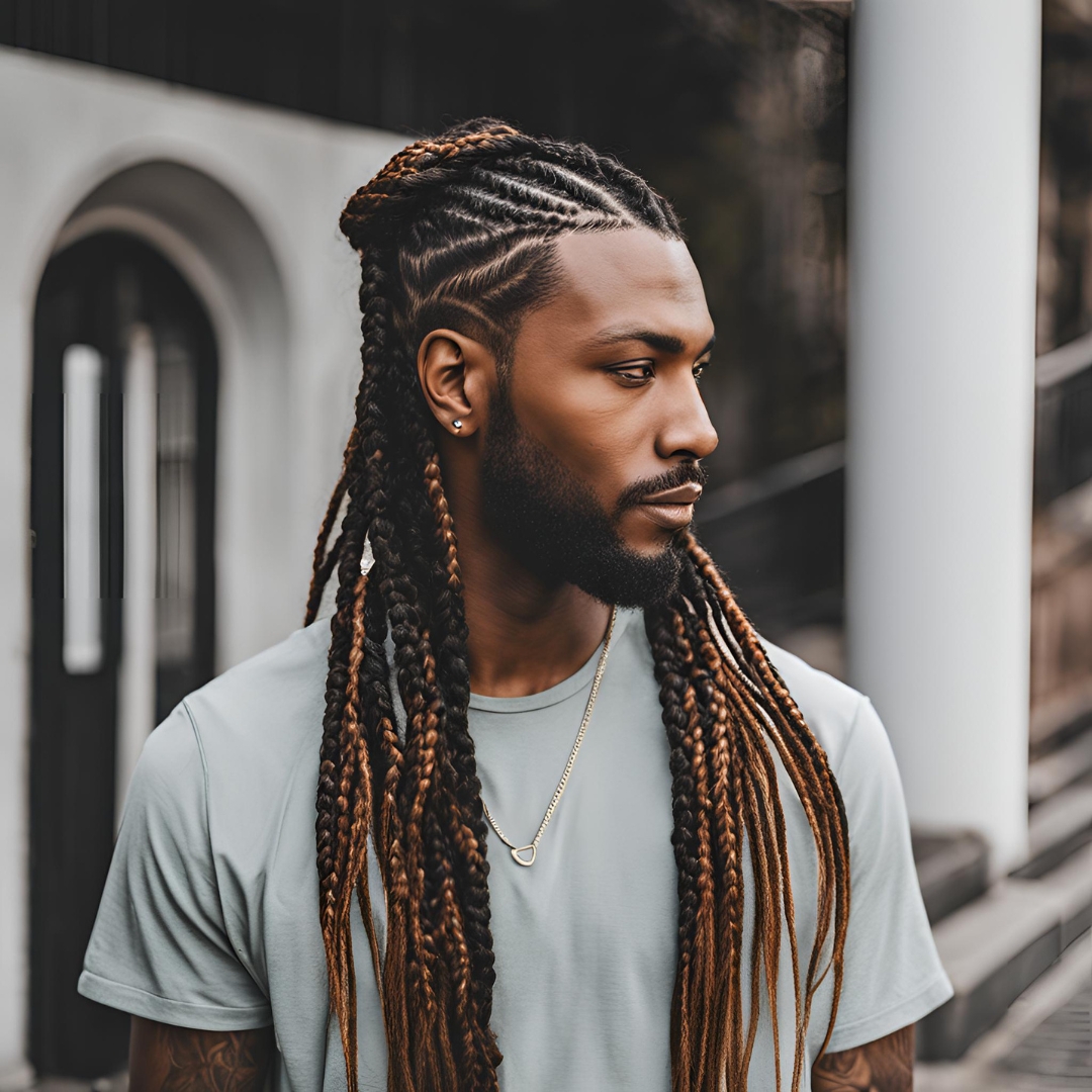 tresses avec extension homme