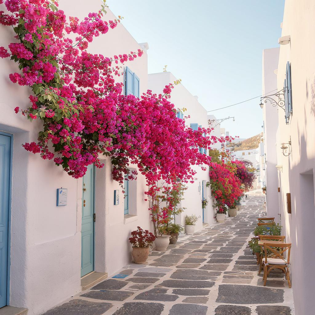 Crique déserte aux Cyclades avec mer turquoise en septembre