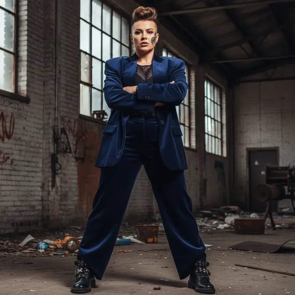 Undercut femme forte stylée et rebelle