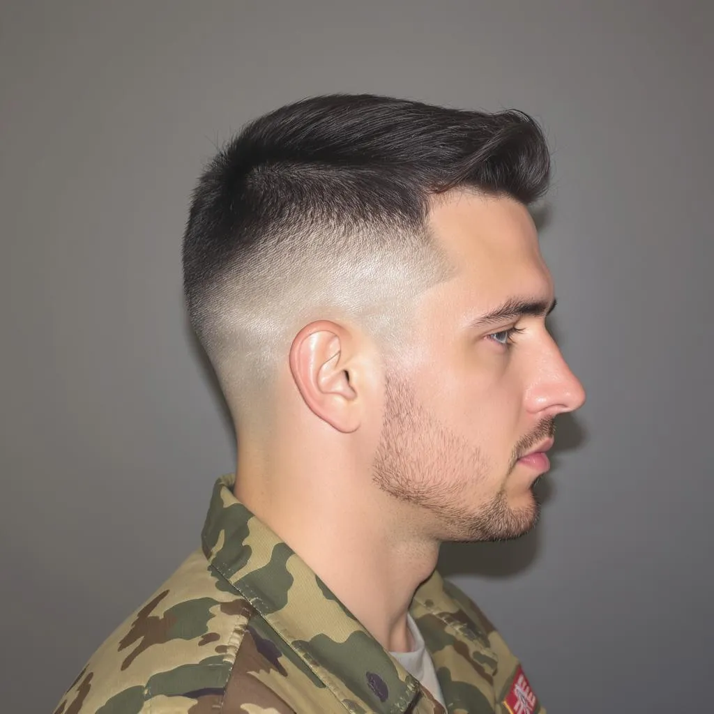 Coupe militaire standard recrue US